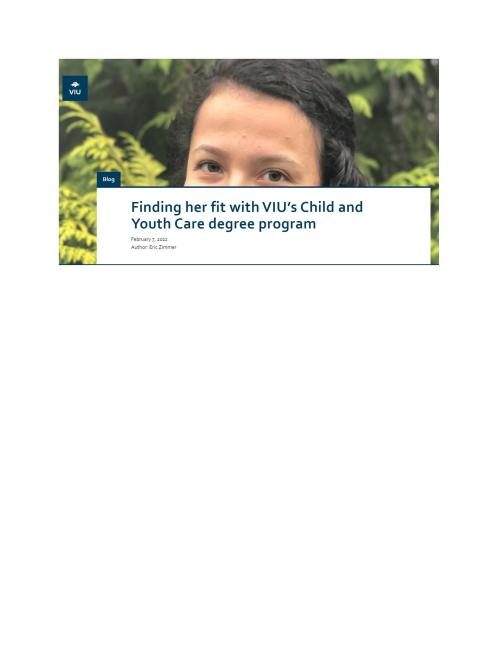 CYC Graduate Student Taylor LeBrun's Blog